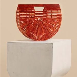 Cult Gaia acrylic ark bag small agate